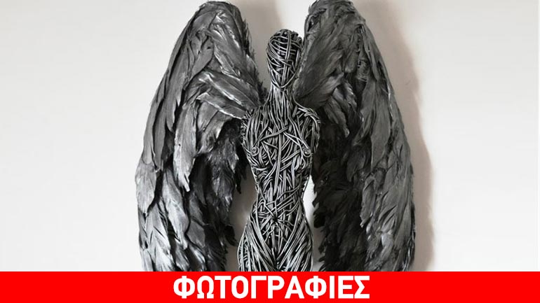 Δημιουργεί εντυπωσιακά γλυπτά με σύρμα…