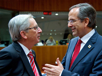 Ραντεβού Σαμαρά-Γιούνκερ στις Βρυξέλλες