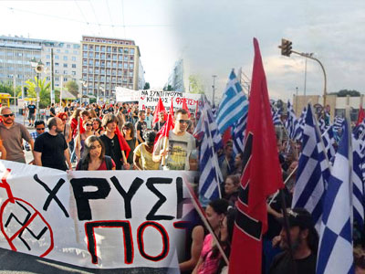 Συγκέντρωση της Χρυσής Αυγής και αντιφασιστικές κινητοποιήσεις το απόγευμα