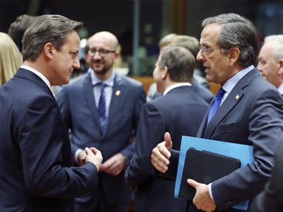 Λεκτική αντιπαράθεση Σαμαρά-Κάμερον για το Κυπριακό