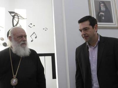TΩΡΑ: Στον Αρχιεπίσκοπο ο Τσίπρας