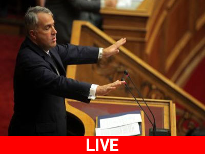 LIVE η συνεδρίαση για την ψήφο εμπιστοσύνης στη Βουλή