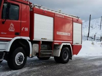 Κρήτη: Υπέστη καθίζηση το σπίτι ηλικιωμένης εξαιτίας του χιονιά