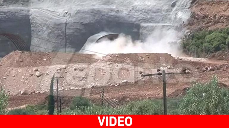 Η εντυπωσιακή έκρηξη στην Παλιοβούνα για την κατασκευή σήραγγας! Η εντυπωσιακή έκρηξη στην Παλιοβούνα για την κατασκευή σήραγγας!