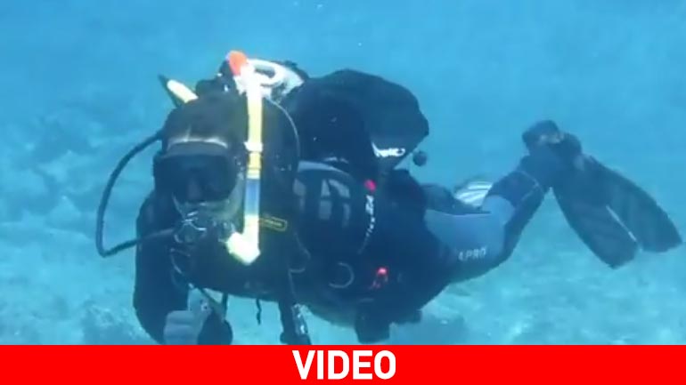 Σάμος: Μοναδικές εικόνες από το ναυάγιο Πηνελόπη