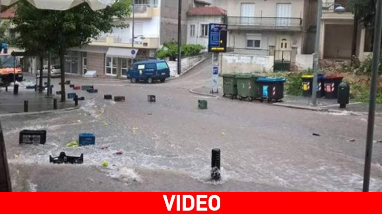 Πλημμύρισε… καφάσια μαναβικής η Κοζάνη