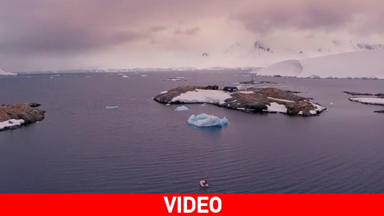 Ταξίδι με drone στην Ανταρκτική!