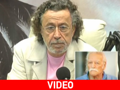 O Mανώλης Γλέζος στον Μάκη Τριανταφυλλόπουλο