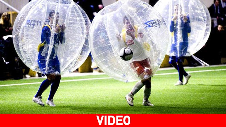 Bubble soccer: Παίζεις ποδόσφαιρο μέσα σε… φούσκα!