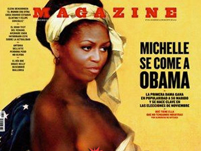 Η Πρώτη Κυρία «γυμνή» σε ισπανικό περιοδικό