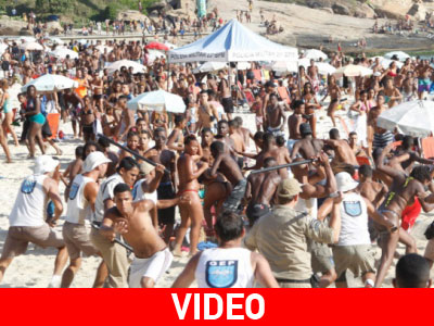 Ρίο: Ληστές προκάλεσαν πανικό σε παραλία