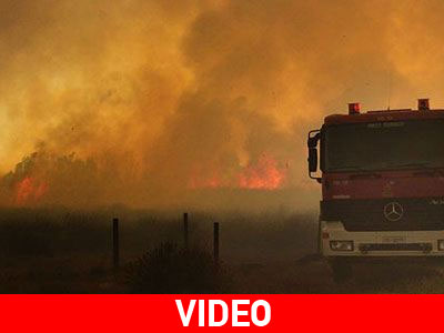 Μαίνεται η μεγάλη φωτιά στην Κίσσαμο Μαίνεται η μεγάλη φωτιά στην Κίσσαμο