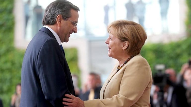 ΝΔ: Διαψεύδει τα περί τηλεφωνικής επικοινωνίας Σαμαρά – Μέρκελ