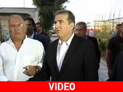 Επεισοδιακή ομιλία Χρυσοχοΐδη στην Κρήτη Επεισοδιακή ομιλία Χρυσοχοΐδη στην Κρήτη