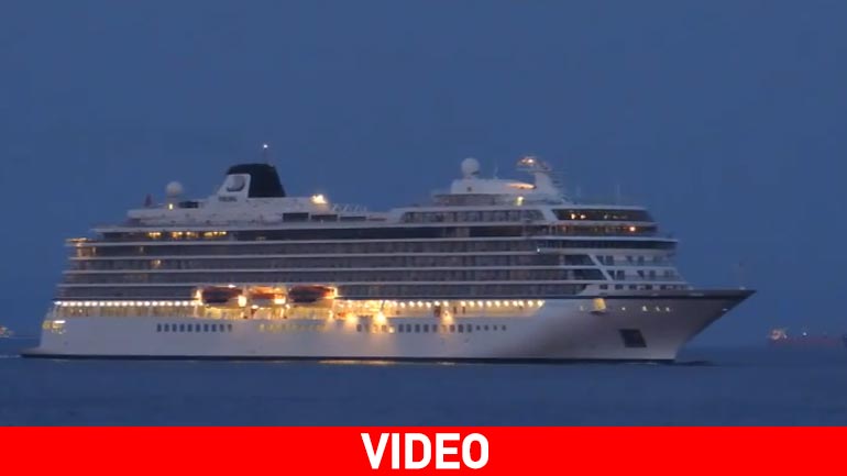 Στο λιμάνι του Πειραιά το νεότευκτο κρουαζιερόπλοιο «VIKING STAR»