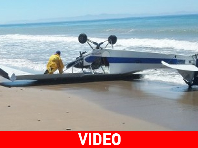 Ανάποδη… προσγείωση σε παραλία Ανάποδη… προσγείωση σε παραλία