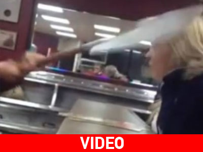 Η πιτσαδόρος κέρασε… ξύλο