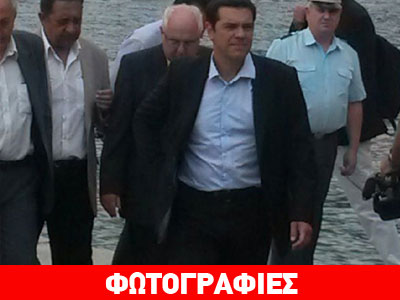 Θερμή υποδοχή Tσίπρα από τους Αγιορείτες