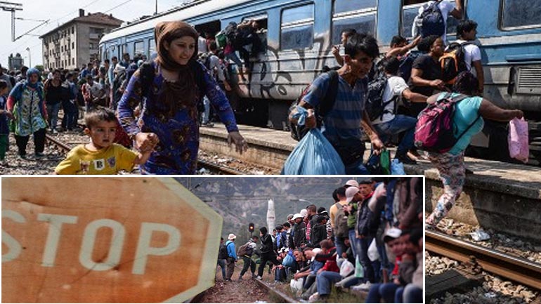 Χιλιάδες πρόσφυγες ματώνουν στα σύνορα με τα Σκόπια