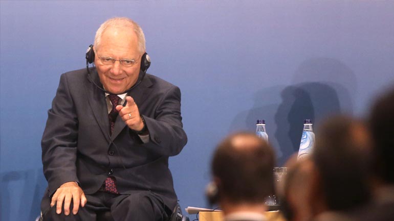 Ο… πλακατζής Σόιμπλε!