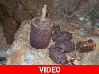 Χειροβομβίδα βρέθηκε στη μέση του δρόμου