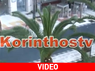 Χαλαζόπτωση στην Κόρινθο