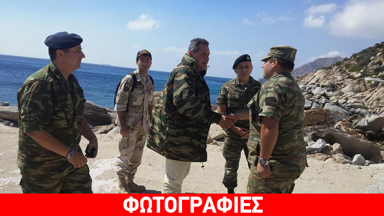 O Πάνος Καμμένος στην άσκηση «Παρμενίων 2015»