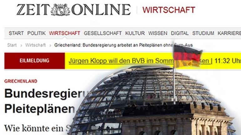 H Καγκελαρία διαψεύδει την Zeit για τα περί σχεδίου ελληνικής χρεοκοπίας