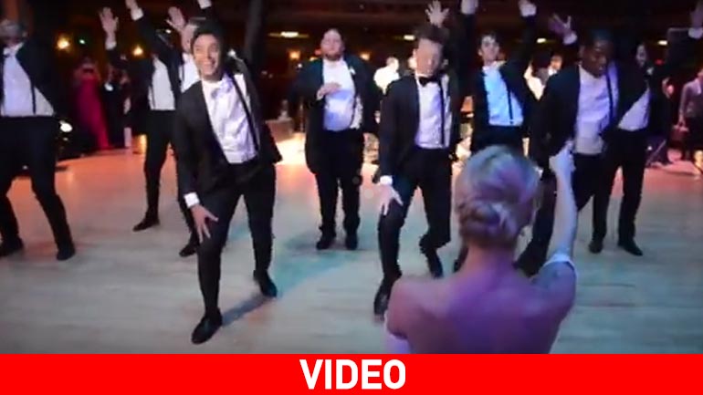 Ο γαμπρός και οι φίλοι του ξετρέλαναν την νύφη