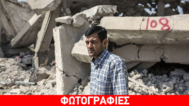 Ο  πατέρας του Αϊλάν επιστρέφει στο βομβαρδισμένο σπίτι…