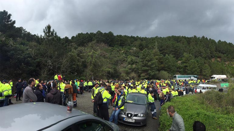 Nέες κινητοποιήσεις των εργαζομένων στα μεταλλεία