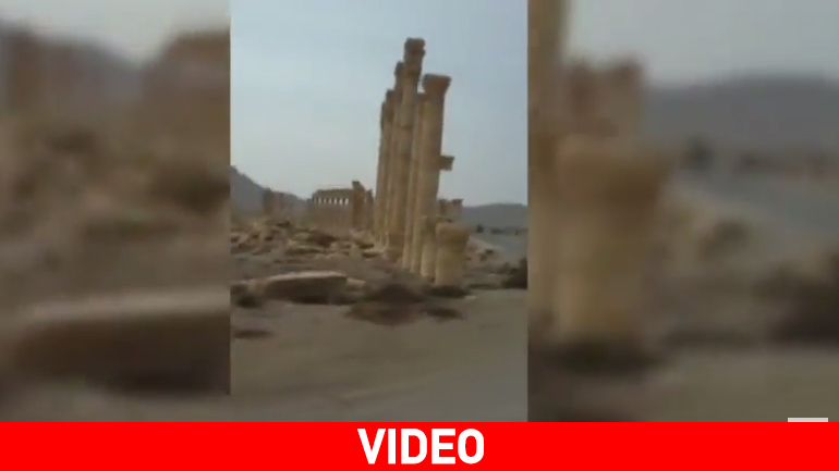 H καταστροφή της Αψίδας στην Παλμύρα