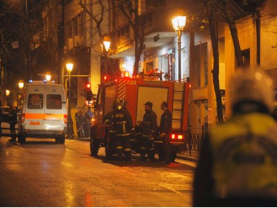 Μολότοφ στα γραφεία του ΛΑΟΣ