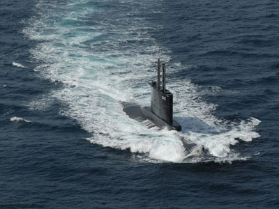 Eλληνικό υποβρύχιο και φρεγάτα στην Ανατολική Μεσόγειο