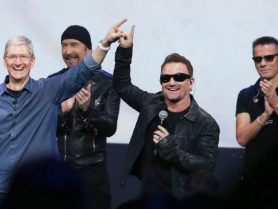 Το νέο άλμπουμ των U2 μέσω της Apple