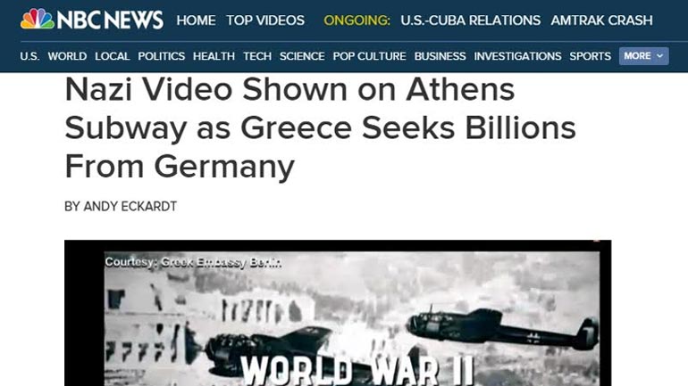 Ήσυχος στο NBC: Κάνουμε μία εθνική καμπάνια διαρκείας για τις γερμανικές οφειλές