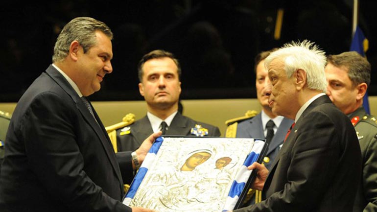 Στο προεδρικό Μέγαρο ο Πάνος Καμμένος