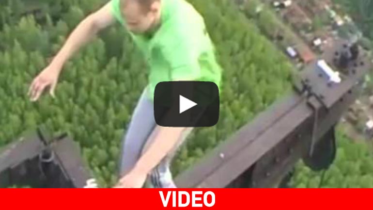 Aν έχετε υψοφοβία μην δείτε το συγκεκριμένο βίντεο!