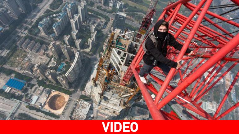 Πλάνα ακατάλληλα για ανθρώπους με… υψοφοβία!