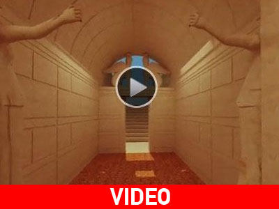 Κάντε μια βόλτα μέχρι τον τρίτο θάλαμο του τύμβου Καστά