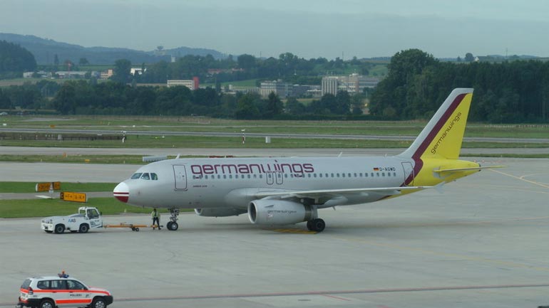 Αεροσκάφος της Germanwings προσγειώθηκε εκτάκτως λόγω διαρροής λαδιού