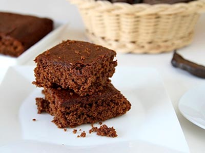 Κέικ με χαρουπάλευρο και μπανάνα