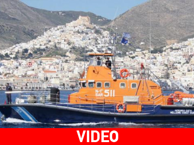 Διάσωση ναυαγών on camera