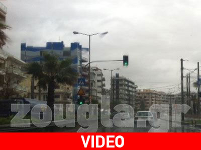 Προβλήματα από τη νεροποντή στην Αττική