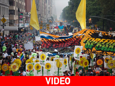 Xιλιάδες άνθρωποι διαδήλωσαν για την κλιματική αλλαγή