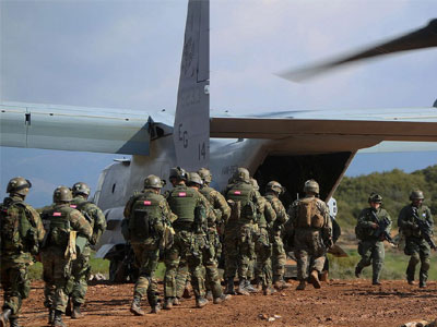 Eκπαίδευση Aμερικανών-Eλλήνων δόκιμων στην Ελλάδα
