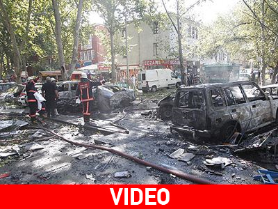 Έκρηξη στo κέντρο της Άγκυρας