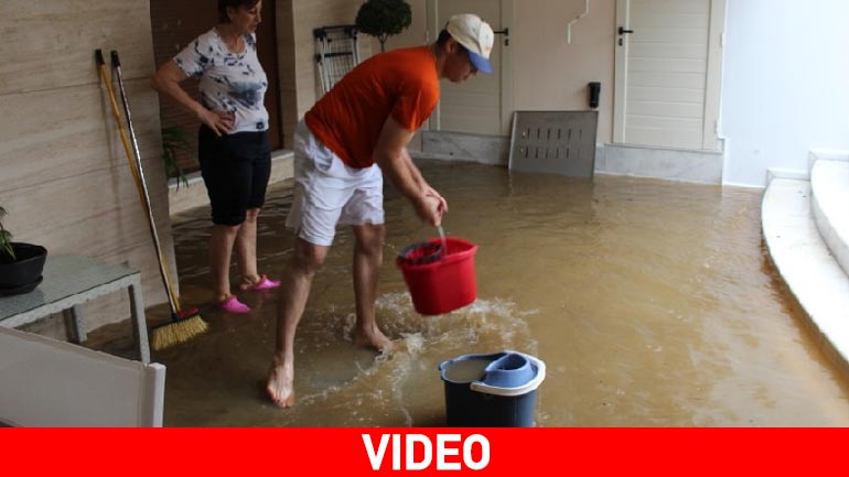 Μετρούν τις πληγές τους από την νεροποντή στο Ωραιόκαστρο Θεσσαλονίκης