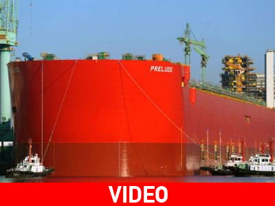 Το μεγαλύτερο πλοίο του κόσμου πλέει για Αυστραλία