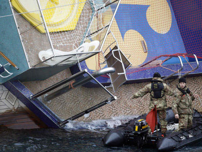 Επαναλαμβάνονται οι έρευνες στο ναυάγιο του Concordia